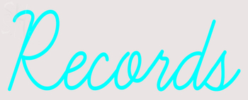 Custom Records Neon Sign 1