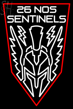 Custom 26 Nos Sentinels Logo Neon Sign 8