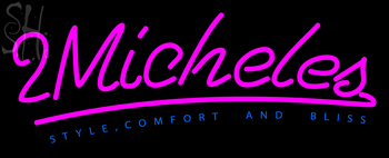 Custom 2micheles Logo Neon Sign 1