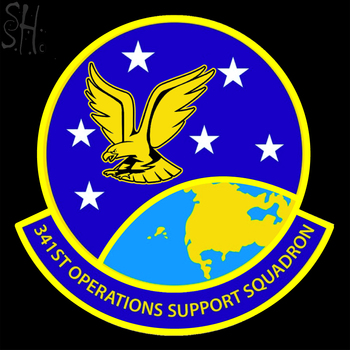 Custom 341 St Operations Support Squadron Neon Sign 1