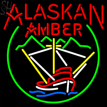 Custom Alaskan Amber Logo Neon Sign 1