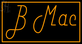 Custom B Mac Neon Sign 1