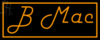 Custom B Mac Neon Sign 2