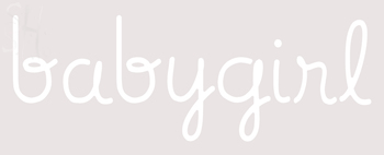 Custom Babygirl Neon Sign 1