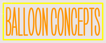 Custom Darin Ballon Concepts Neon Sign