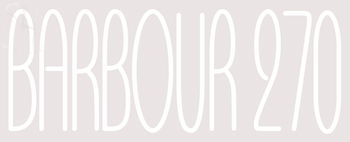 Custom Barbour 270 Neon Sign 1