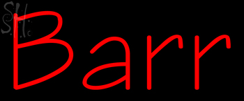 Custom Barr Neon Sign 1