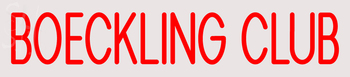 Custom Boeckling Club Neon Sign 1