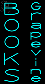 Custom Books Grapevine Neon Sign 1