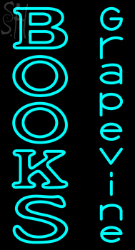 Custom Books Grapevine Neon Sign 3