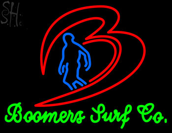 Custom Boomers Surf Co Neon Sign 3