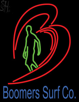 Custom Boomers Surf Co Neon Sign 4
