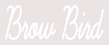 Custom Brow Bird Neon Sign 1