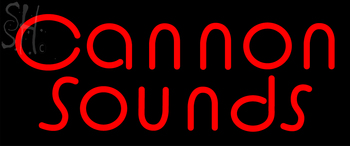 Custom Cannon Sounds Neon Sign 1