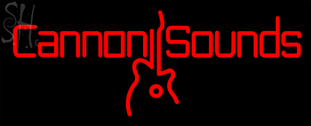 Custom Cannon Sounds Neon Sign 2
