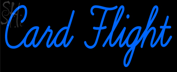 Custom Card Flight Neon Sign 2