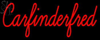Custom Carfinderfred Neon Sign 1