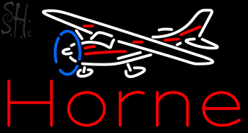 Custom Cessna 182 With Horne Neon Sign 1