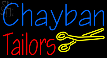 Custom Chayban Tailors And Alterations Neon Sign 3