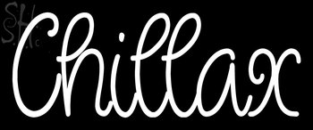 Custom Chillax Neon Sign 1