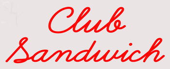 Custom Club Sandwich Neon Sign 5