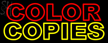 Custom Color Copies Neon Sign 2