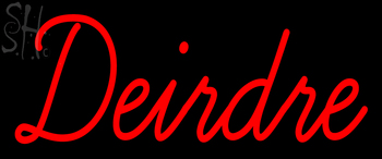 Custom Deirdre Neon Sign 1