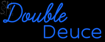 Custom Double Deuce Neon Sign 1