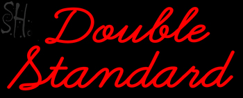 Custom Double Standard Neon Sign 2