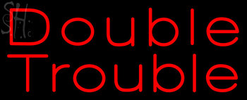Custom Double Trouble Neon Sign 1