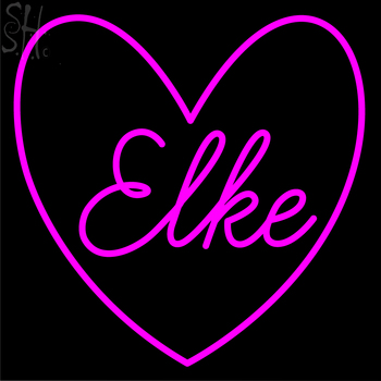 Custom Elke Logo Neon Sign 1