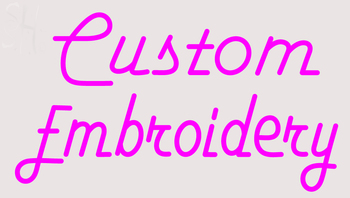 Custom Embroidery Neon Sign 7