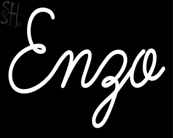 Custom Enzo Neon Sign 2