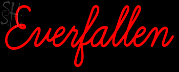 Custom Everfallen Neon Sign 1