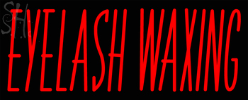 Custom Eyelash Waxing Neon Sign 2