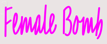 Custom Female Bomb Neon Sign 2