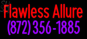 Custom Flawless Allure 872 356 1885 Neon Sign 2