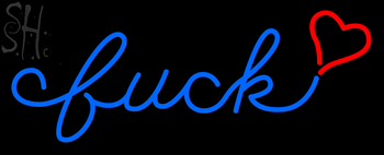 Custom Fuck Love Neon Sign 1
