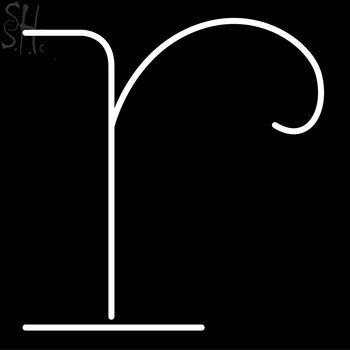 Custom R Neon Sign 2
