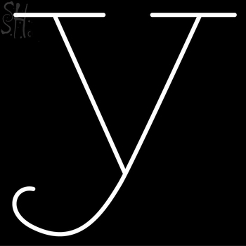 Custom Y Neon Sign 2