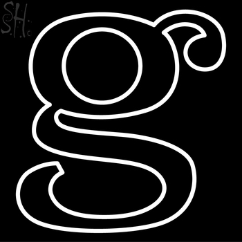 Custom G Neon Sign 5