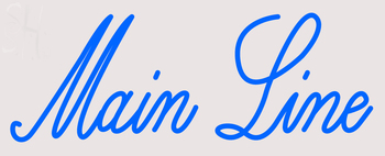 Custom Main Line Neon Sign 1