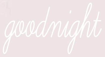 Custom Good Night Neon Sign 6