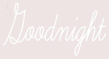 Custom Good Night Neon Sign 7