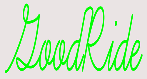 Custom Good Ride Outdoor Neon Sign 2