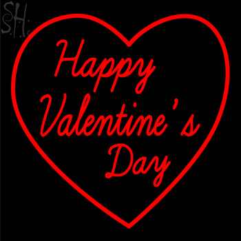 Custom Happy Valentines Day Neon Sign 1