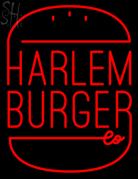 Custom Harlem Burger Neon Sign 1