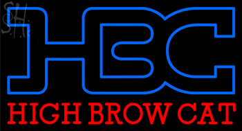 Custom Hbc High Brow Cat Neon Sign 2