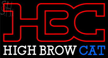 Custom Hbc High Brow Cat Neon Sign 4