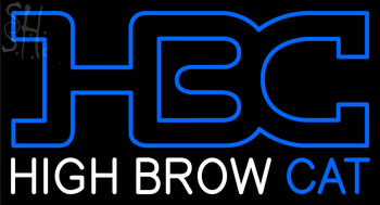 Custom Hbc High Brow Cat Neon Sign 5
